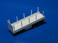 Bausatz 1:87 2achs Rungenauflieger 110mm mit Bordladen Frontladen 21mm