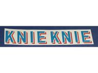 Decalsatz 1:87 2x Knie Schrift 36mm x 14mm