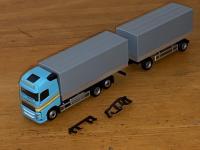 Huber AG Volvo FH4 Planenhängerzug